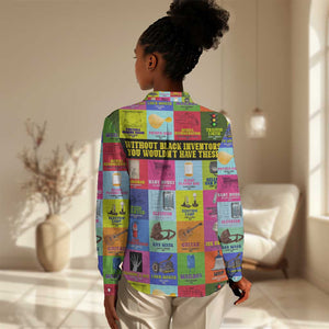 Black Inventions Women Casual Shirt African-American Inventors