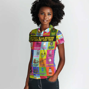 Black Inventions Women Polo Shirt African-American Inventors