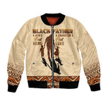 Black Father Bomber Jacket African Father with Son and Daughter