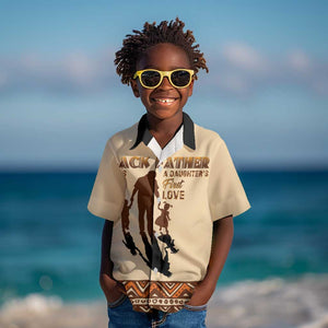 Black Father Kid Hawaiian Shirt African Father with Son and Daughter