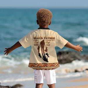 Black Father Kid Hawaiian Shirt African Father with Son and Daughter