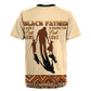 Black Father Rugby Jersey African Father with Son and Daughter