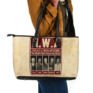 The World's Most Dangerous Group Leather Tote Bag