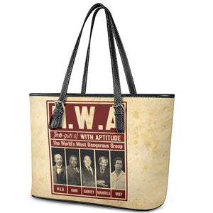 The World's Most Dangerous Group Leather Tote Bag