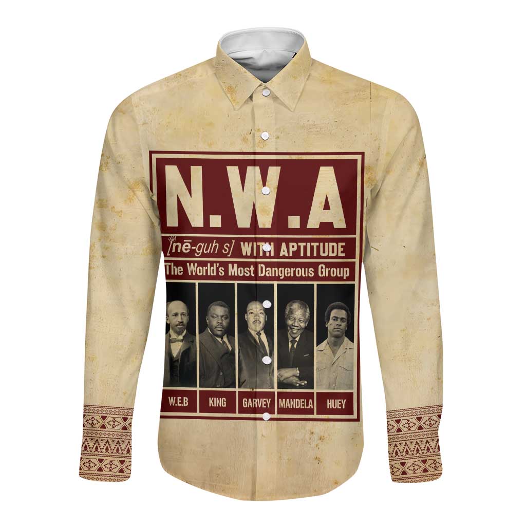 The World's Most Dangerous Group Long Sleeve Button Shirt