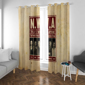 The World's Most Dangerous Group Window Curtain