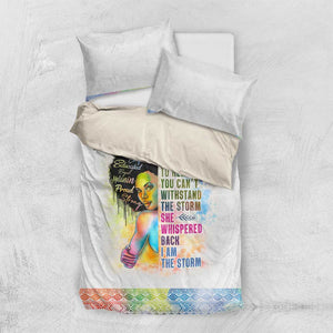 Black Girl I Am The Storm Bedding Set African American Women