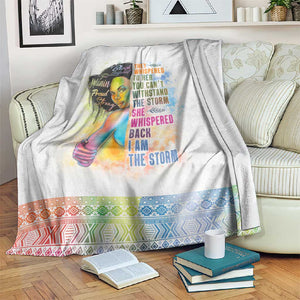 Black Girl I Am The Storm Blanket African American Women