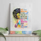 Black Girl I Am The Storm Canvas Wall Art African American Women