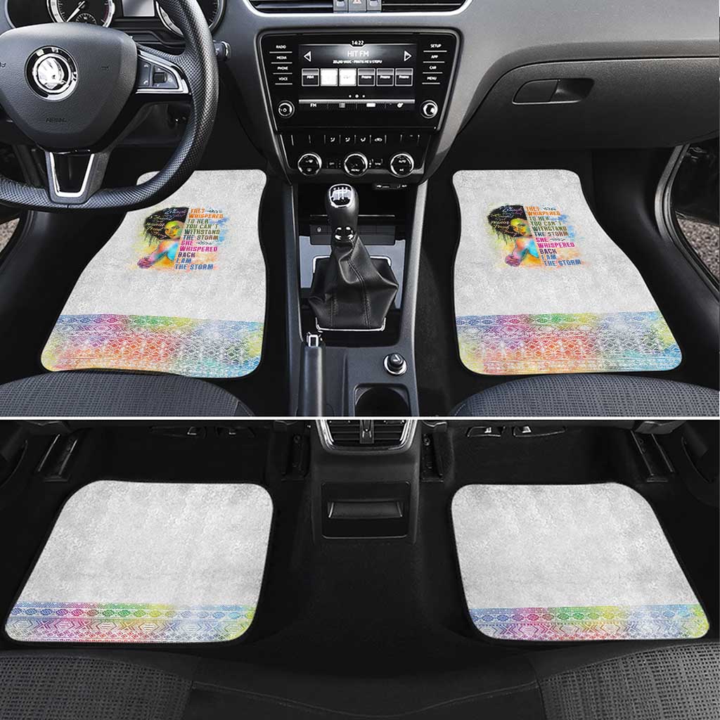 Black Girl I Am The Storm Car Mats African American Women