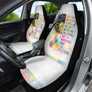 Black Girl I Am The Storm Car Seat Cover African American Women