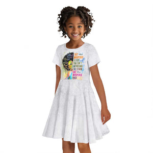 Black Girl I Am The Storm Kid Short Sleeve Dress African American Women