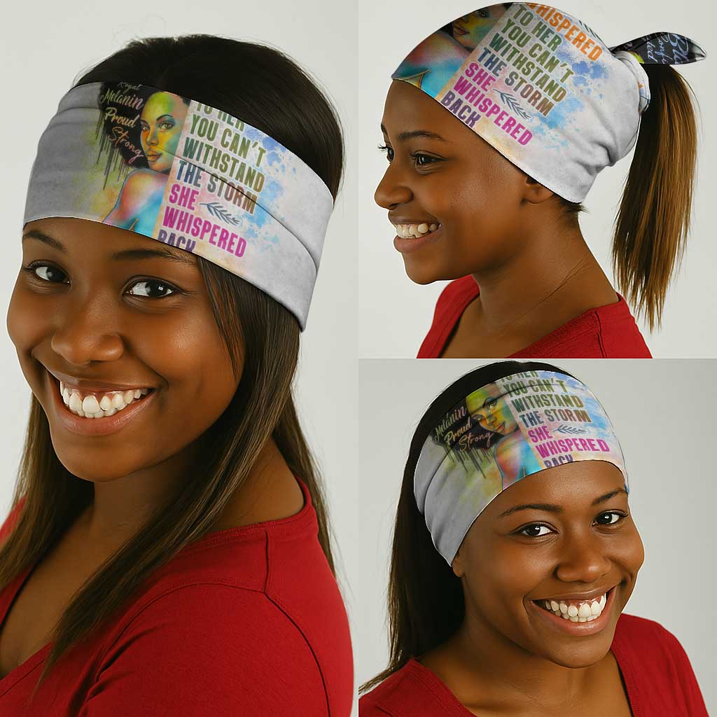 Black Girl I Am The Storm Neck Gaiter African American Women DT02