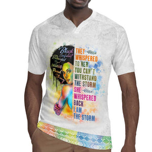 Black Girl I Am The Storm Rugby Jersey African American Women