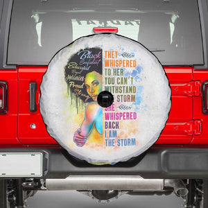 Black Girl I Am The Storm Spare Tire Cover African American Women