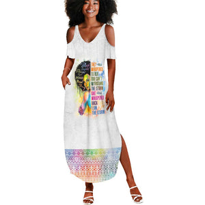 Black Girl I Am The Storm Summer Maxi Dress African American Women