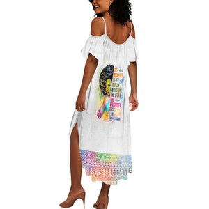 Black Girl I Am The Storm Summer Maxi Dress African American Women