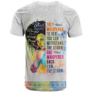 Black Girl I Am The Storm T shirt African American Women