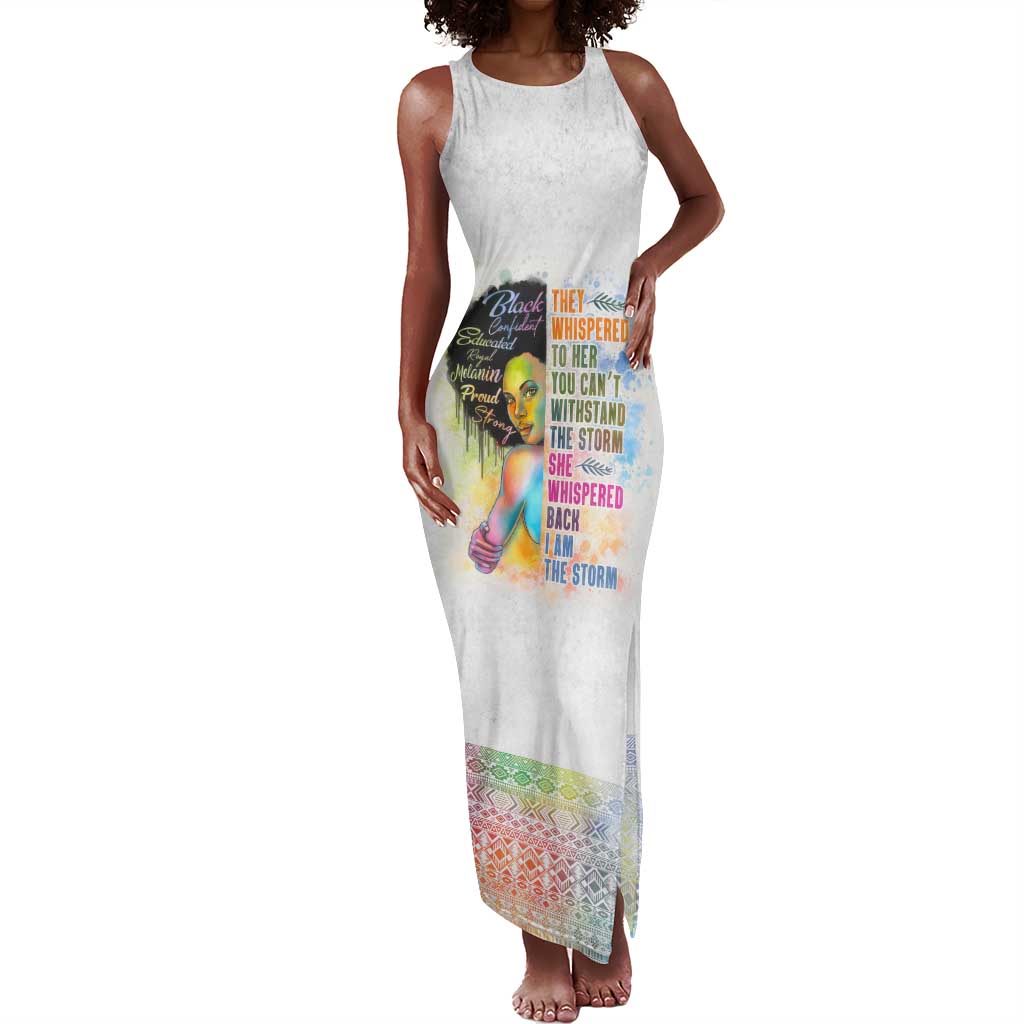 Black Girl I Am The Storm Tank Maxi Dress African American Women