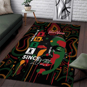 Personalized Black History Month Area Rug Since 2024 Chemistry Style