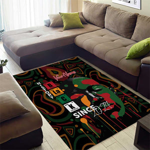 Personalized Black History Month Area Rug Since 2024 Chemistry Style