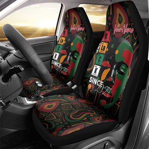 Personalized Black History Month Car Seat Cover Since 2024 Chemistry Style