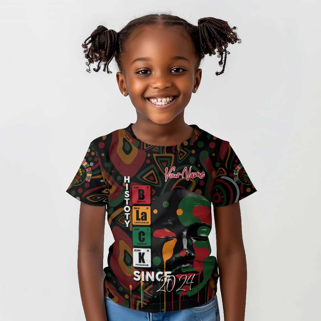 Personalized Black History Month Kid T shirt Since 2024 Chemistry Style