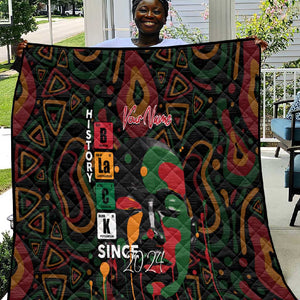 Personalized Black History Month Quilt Since 2024 Chemistry Style