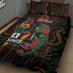 Personalized Black History Month Quilt Bed Set Since 2024 Chemistry Style