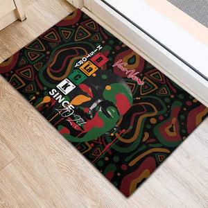 Personalized Black History Month Rubber Doormat Since 2024 Chemistry Style