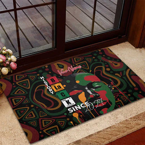 Personalized Black History Month Rubber Doormat Since 2024 Chemistry Style