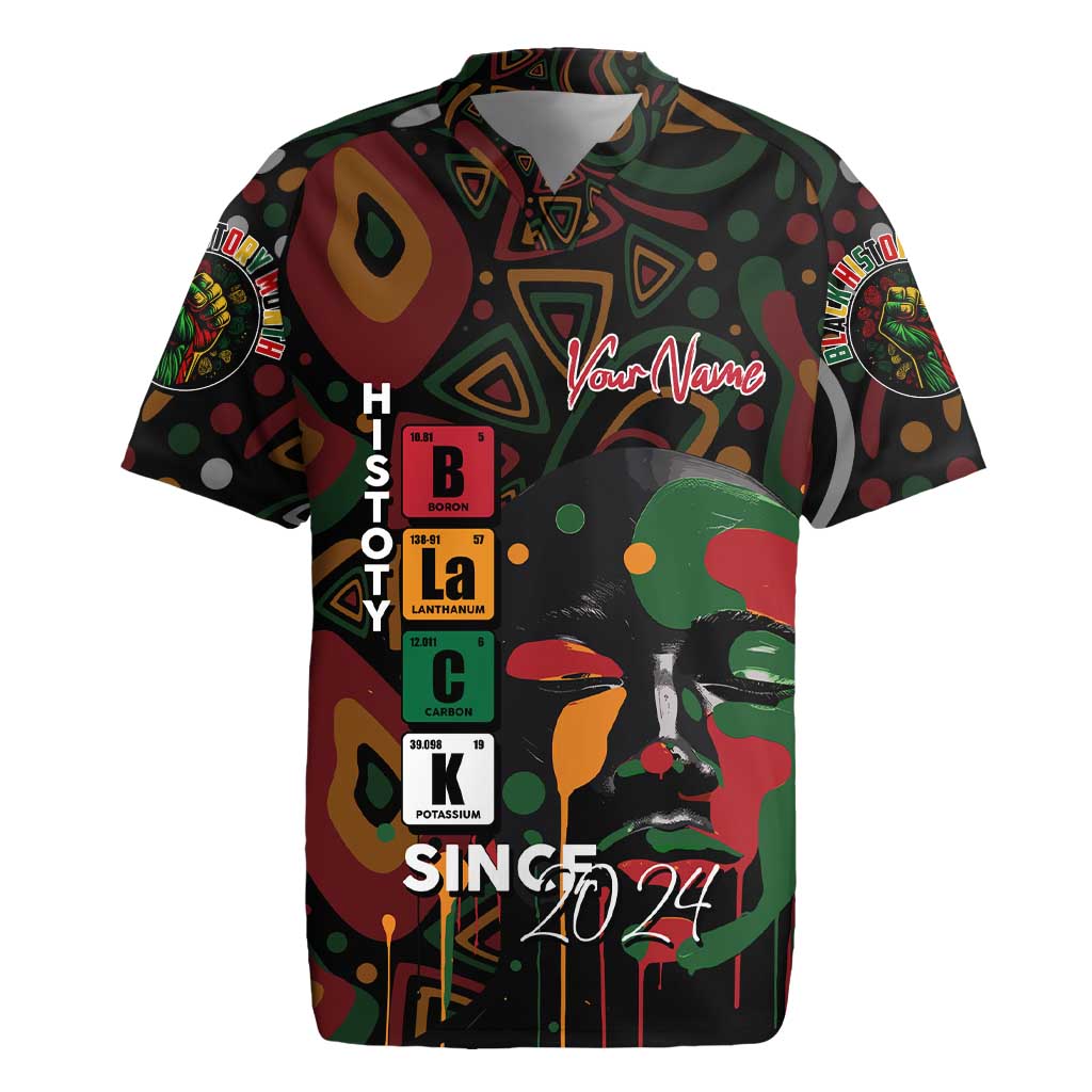 Personalized Black History Month Rugby Jersey Since 2024 Chemistry Style