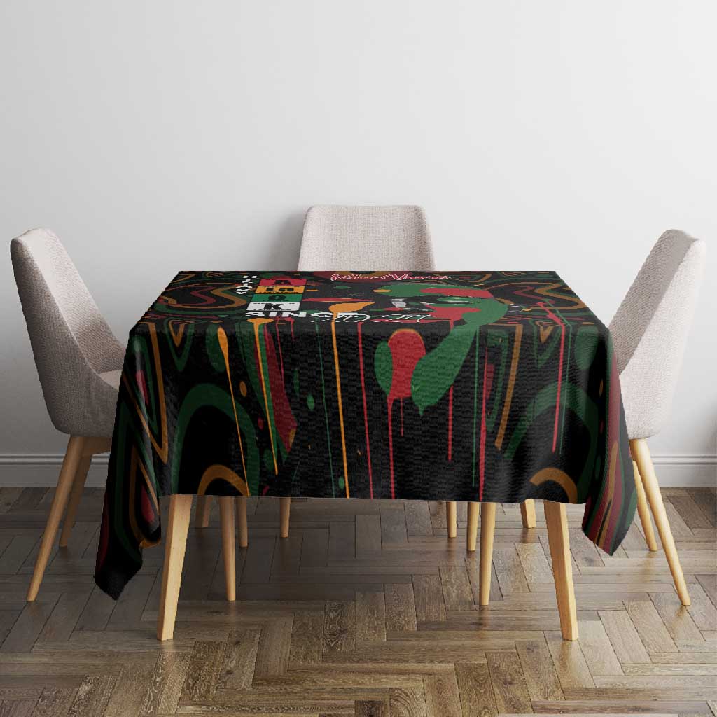Personalized Black History Month Tablecloth Since 2024 Chemistry Style