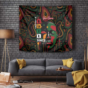 Personalized Black History Month Tapestry Since 2024 Chemistry Style