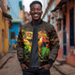 Black Power Bomber Jacket Africa Map