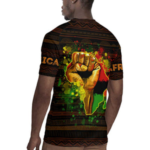 Black Power Rugby Jersey Africa Map