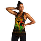 Black Power Women Racerback Tank Africa Map