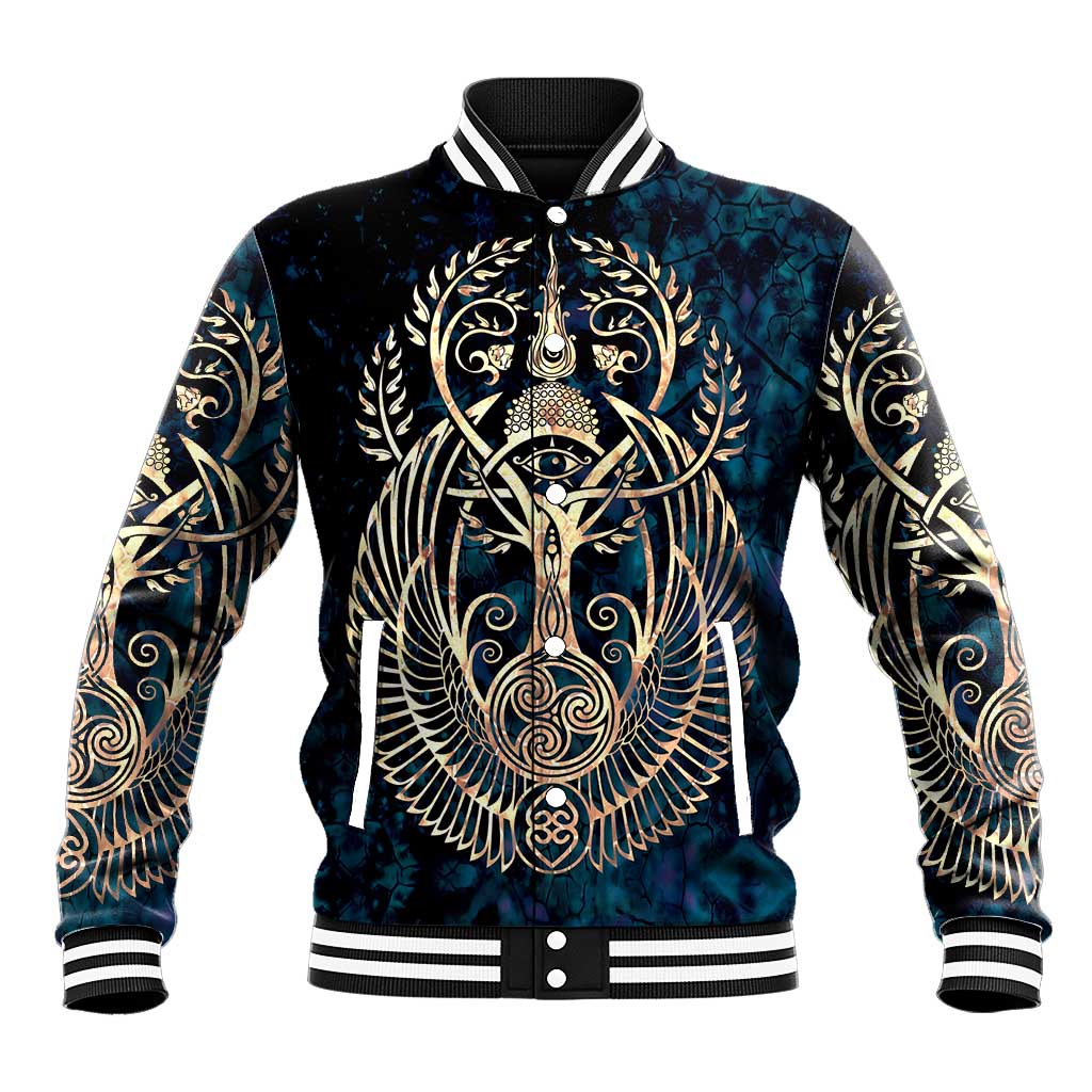 Adinkra Symbols Baseball Jacket Tree of Life DT02