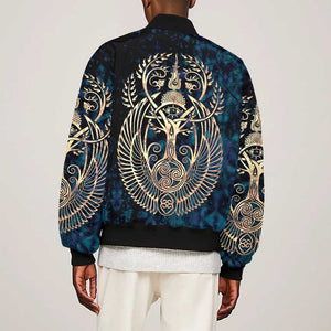 Adinkra Symbols Bomber Jacket Tree of Life