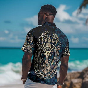 Adinkra Symbols Hawaiian Shirt Tree of Life