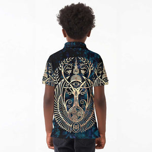 Adinkra Symbols Kid Polo Shirt Tree of Life