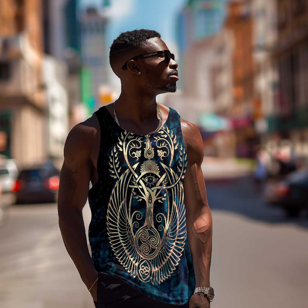 Adinkra Symbols Men Tank Top Tree of Life