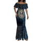 Adinkra Symbols Mermaid Dress Tree of Life