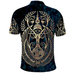 Adinkra Symbols Polo Shirt Tree of Life