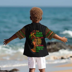 Three Sides Of Me Kid Hawaiian Shirt African Women Black Queen