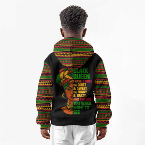 Three Sides Of Me Kid Hoodie African Women Black Queen