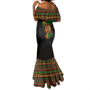 Three Sides Of Me Mermaid Dress African Women Black Queen