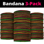 Three Sides Of Me Neck Gaiter African Women Black Queen DT02