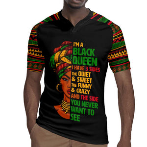 Three Sides Of Me Rugby Jersey African Women Black Queen