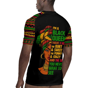 Three Sides Of Me Rugby Jersey African Women Black Queen